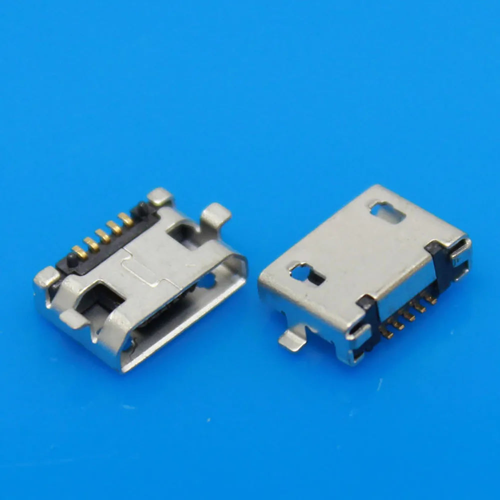 100models Micro USB Connector Mini Jack Socket Power Charging Port Replacement 5 Pin 5pin Tail For Samsung Huawei Lenovo ZTE HTC