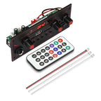 2*10W Bluetooth 5.0 MP3 Decoder Board 20W Amplifier Audio Player 5V DIY MP3 Player Car FM Radio Module TF USB Mic Record