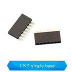 10PCS 2.54mm Pitch Single Row Female 2~13P PCB Socket Board Pin Header Connector Strip Pin Header