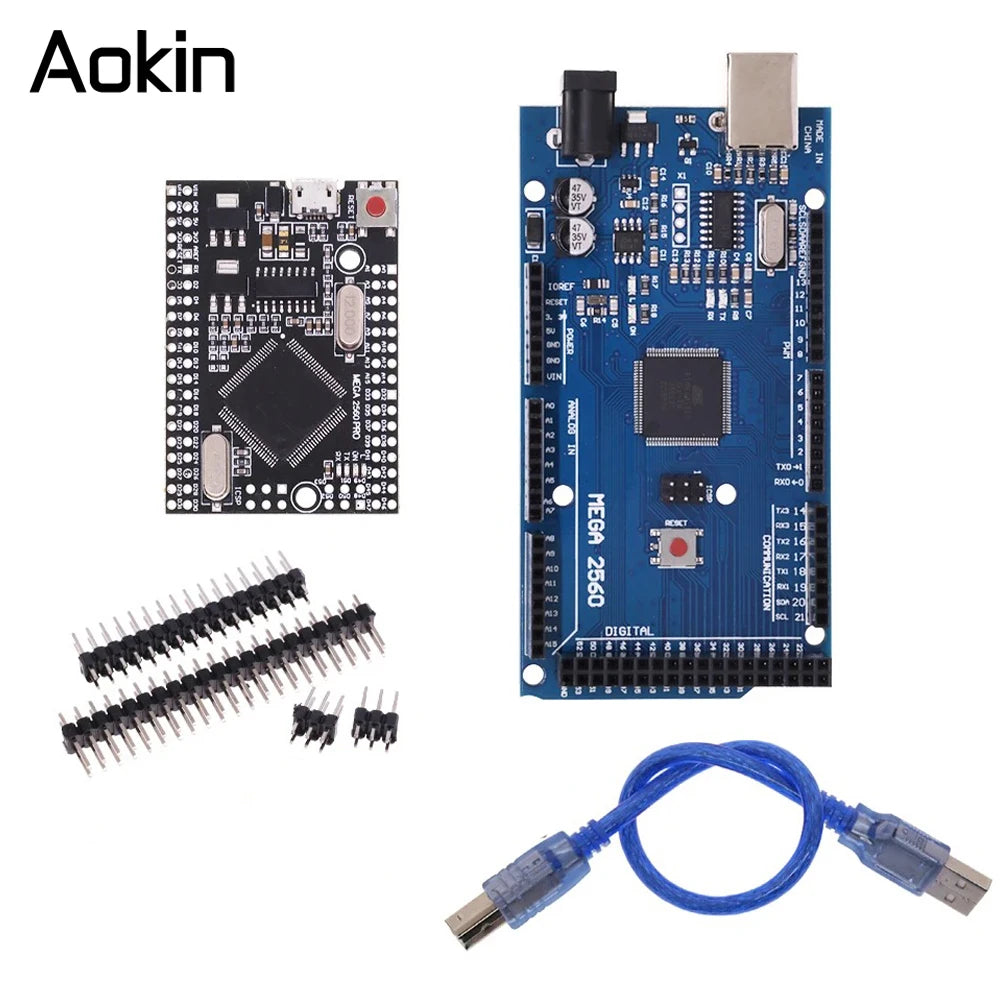 MEGA2560 MEGA 2560 R3 (ATmega2560-16AU CH340G) Pro mini MEGA2560 AVR USB board Development board MEGA2560 with Cable for arduino