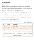 Wireless Tracker V1/V2 Lora GPS IOT Accessory for Arduino Wi-Fi, LoRa, Bluetooth, GNSS  OLED Display ESP32-S3FN8+SX1262+UC6580