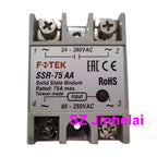 Authentic Original FOTEK Single phase Solid State Relays SSR-10AA 25AA 40AA 50AA 75AA 05DD 10DD 25DD 50DD 75DD -H