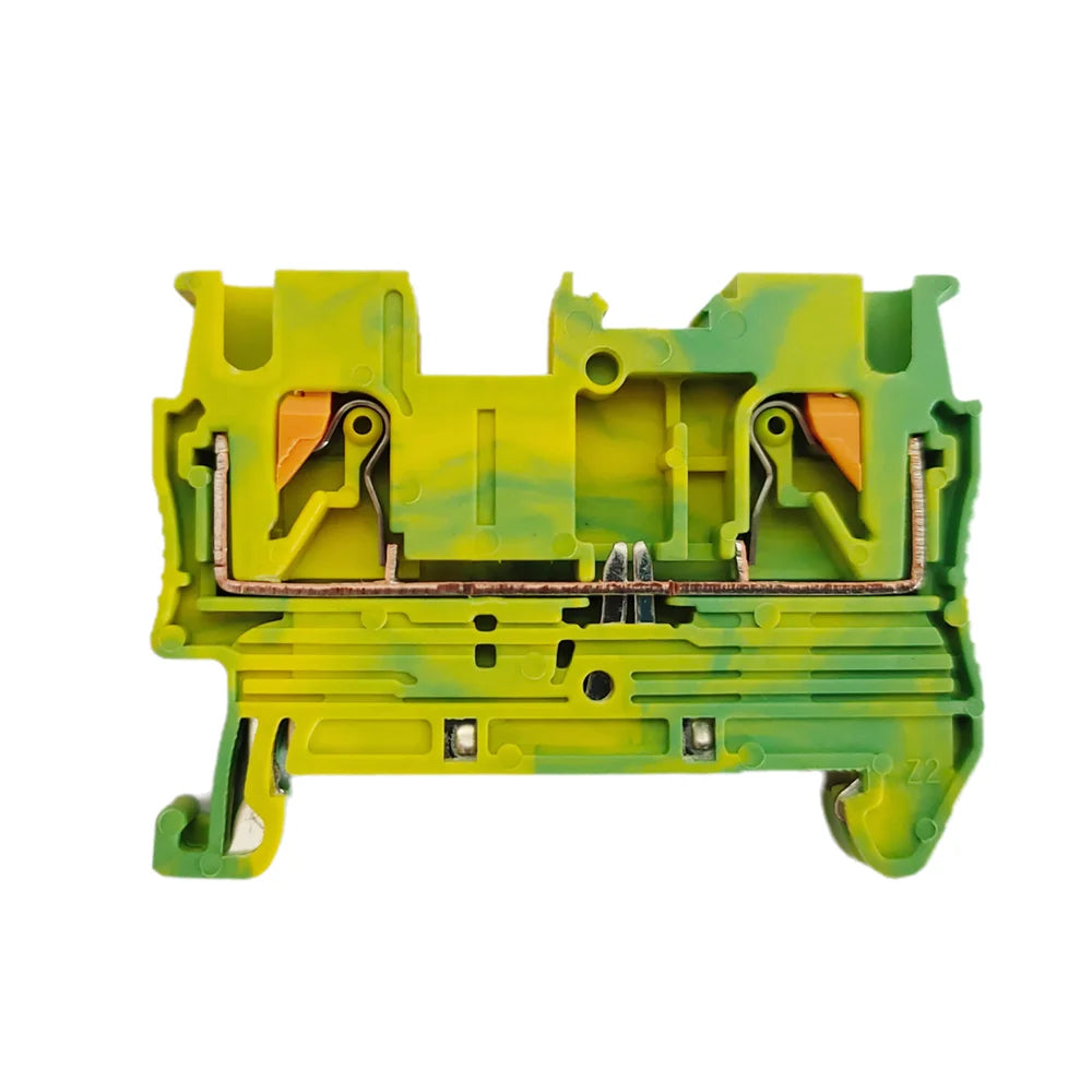 PT2.5/PTTB2.5/PT2.5-TW/PT2.5-QU/PTV2.5-PE Ground Modular DIN Rail Terminal Block Side-Entry Push-in Earth Plug Wire Connector