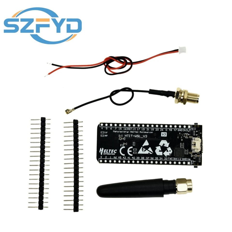For ESP32 SX1262 LoRa WiFi BLE Module, LoRAWAN 433-470MHz 868-915MHz Wireless Stick Lite with Antenna for Arduino