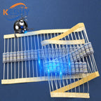 20PCS 2W 5% Wire Wound Resistor Fuse Winding Resistance 0.1 0.15 0.22 0.33 0.47 0.5 1 2.2 3.3 4.7 5.1 6.8 10 22 47 51 100 ohm