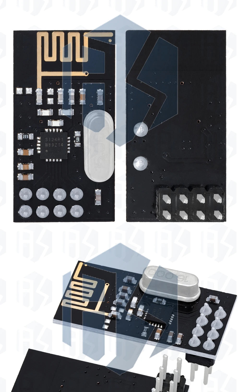 1PC 2.4G NRF24L01+ Upgraded Wireless Module: DIY for Arduino-Compatible Communication Kit (2Mbit/s Data Transmission)