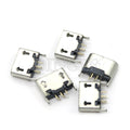 20PCS 5 Pin 10 Pin SMT Socket Connector Micro USB Type B Female Placement 12 Models SMD DIP Socket Connector