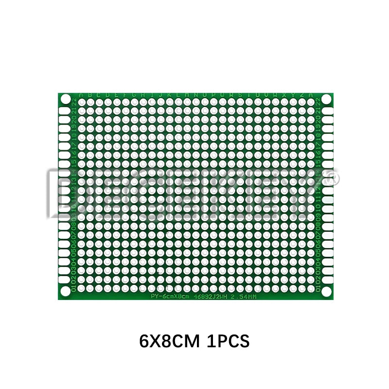 Double side PCB 2.54mm FR-4 7x9 6x8 5x7 4x6 3x7 2X8 12x8cm 9x15cm DIY Universal printed circuit PCB board protoboard 6*8 5*7