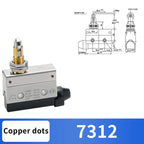 10Pcs Horizontal Limit Switch Long Hinge Roller Lever Momentary SPDT 1NO 1NC 380V 10A Industrial Travel Position Switch IP54