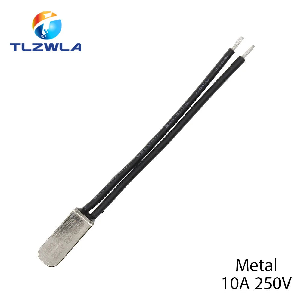KSD9700 250V 5A 10A 16A 40~155 Degree Bimetal Disc Temperature Switch Normal Close Closed Thermostat Thermal Protector Fuses