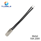 KSD9700 250V 5A 10A 16A 40~155 Degree Bimetal Disc Temperature Switch Normal Close Closed Thermostat Thermal Protector Fuses