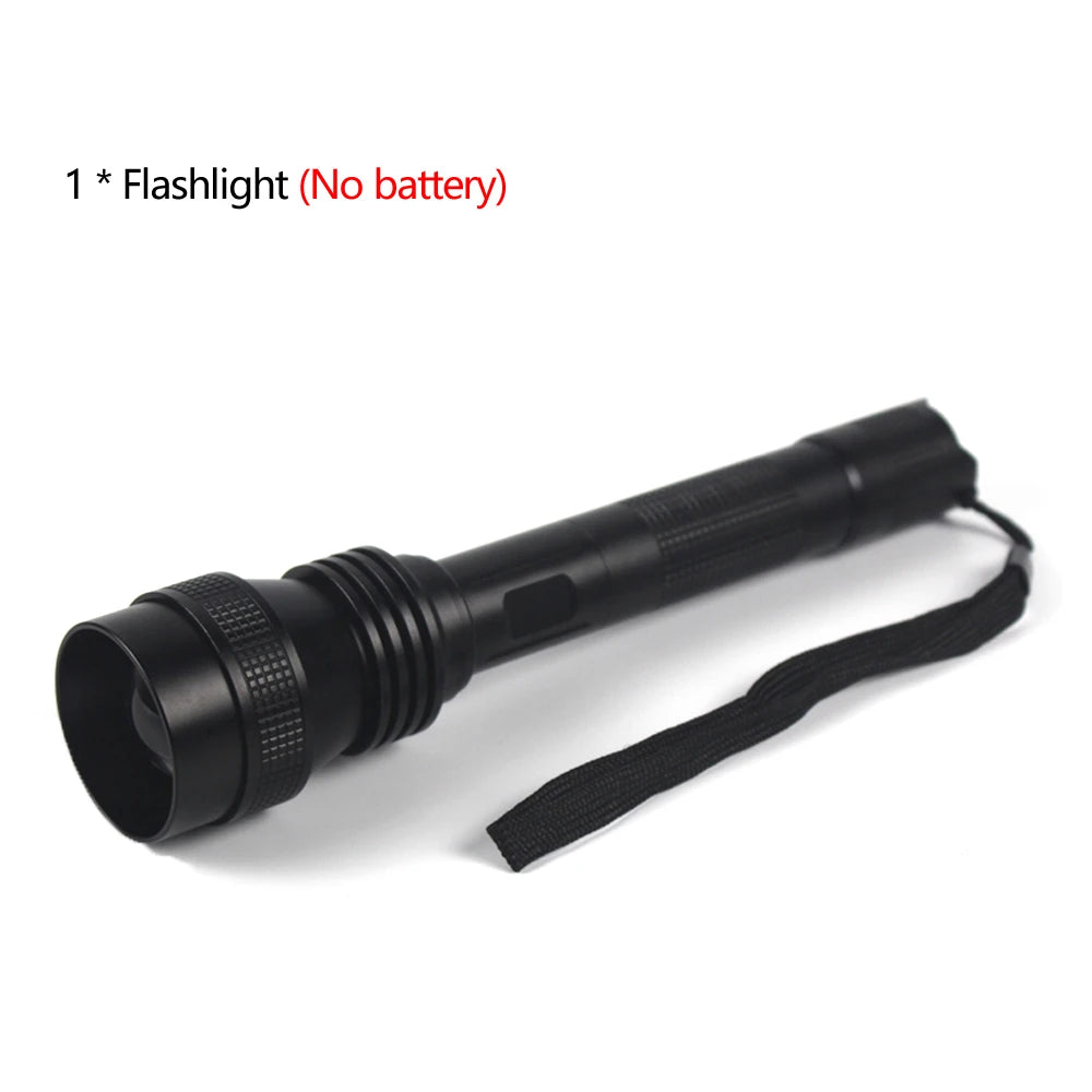 500Yards C14 Tactical Infrared Flashlight IR 850nm 940nm LED Zoomable 1 Modes Hunting Torch 18650 Night Vision infrared Device