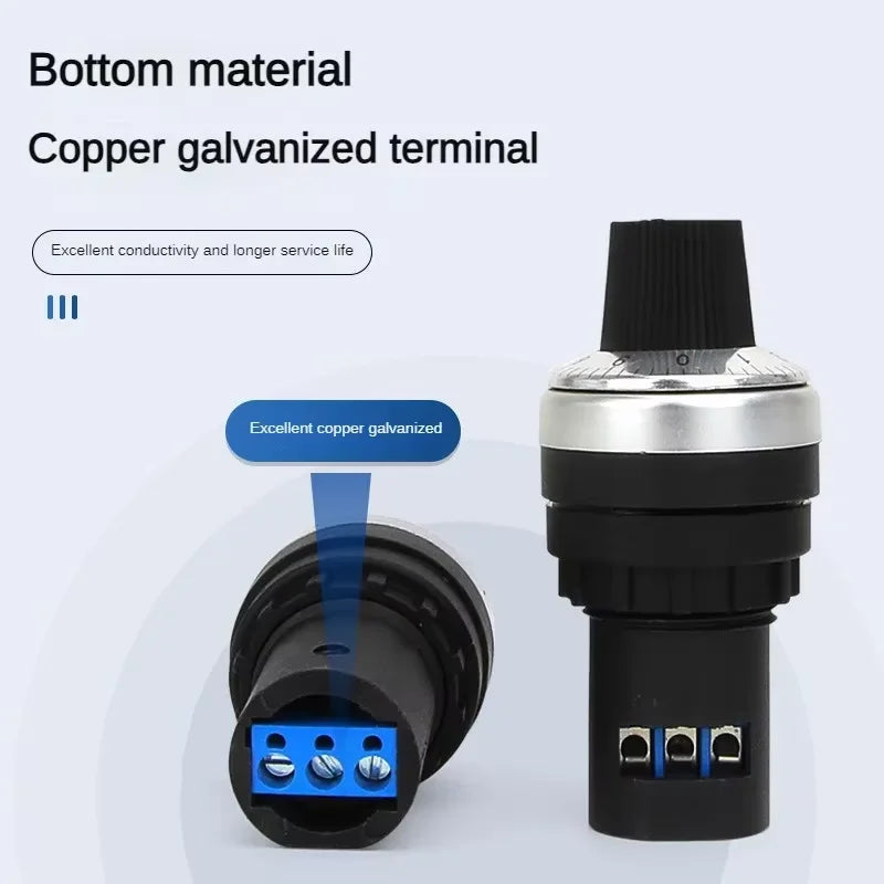 Upgraded LA42DWQ-22 1K 2K 5K 10K 20K 50K 100K 200K 22mm High Quality Diameter Potentiometer Rotary Potentiometer Converter Speed