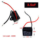 CBB61 Fan Capacitor 450vac Starting Capacitor 0.8uF 1uF 1.2uF 1.5uF 1.8uF 2uF 2.5uF 3uF 3.5uF 4uF 4.5uF 5uF