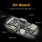 LILYGO® T-SIM7080-S3 ESP32-S3 Development Board Cat-M NB-Iot SIM7080G Module WIFI Bluetooth With GPS Camera Solar TF SIM Holder