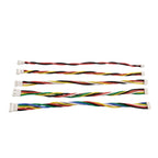 Jst 1.25mm Pitch Extension Cable Male Female Connector 2/3/4/5/6 Pin Housing Adapter  with 15cm Pre Pressed Soft Silicon Wire