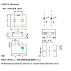 0603 Bicolor SMD LED, (Red)R-Green, R-Blue, R-White, R-Yellow, Orange-Blue, Yellow-True Green, Lamp Beads 1.6*1.5MM