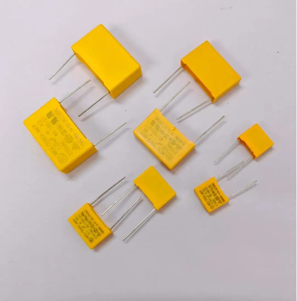 10/20pcs 275VAC X2 Safety capacitor 275V Polypropylene film10mm15mm 22.5mm 27.5mm 0.022UF 0.047UF 0.1UF 0.22UF 0.47UF 0.68UF 1UF