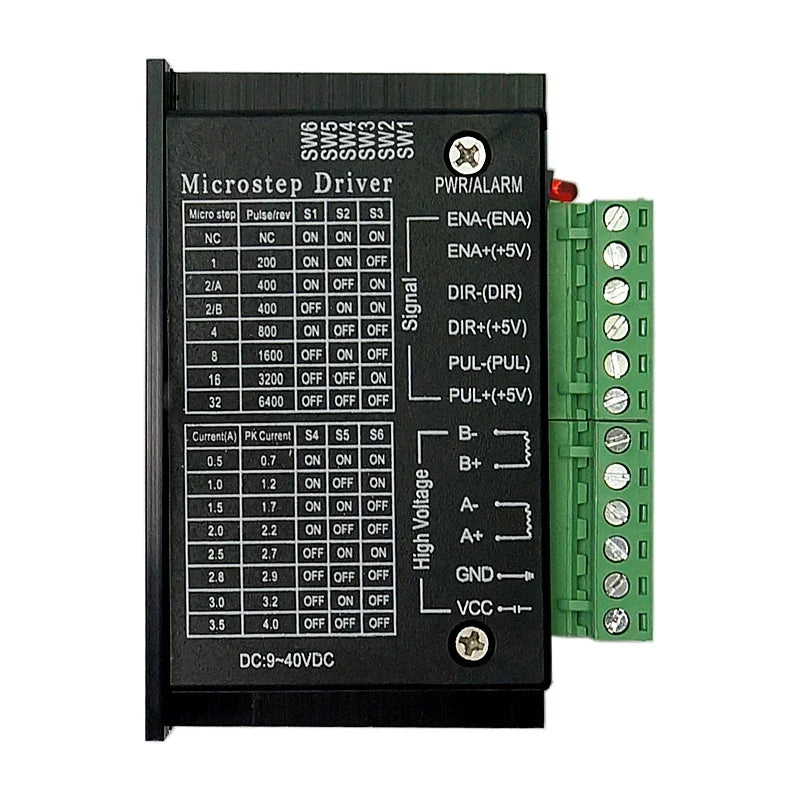 TB6600 Upgraded Stepper Motor Driver 32 Segments 4.0A 42VDC For 42 57 86 Nema Motor