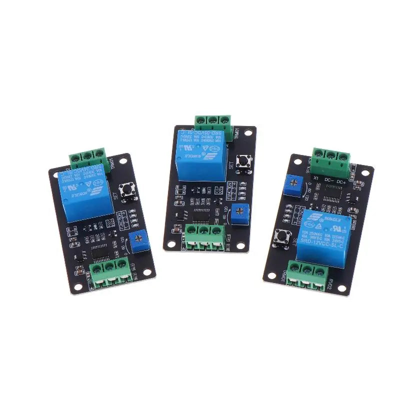 Self Locking Delay Timer Relay Adjustable Time Switch Module Accurate On Off Control for Industrial Automation Home Appliance