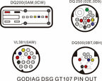 GODIAG GT107 + GT105 II DSG Plus Gearbox Data Adapter For DQ250/ DQ200/VL381/VL300/ DQ500/DL501