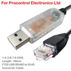 FTDI Chip USB to RS485 Serial Adapter Cable for Deye SunSynk Sol-Ark Inverters RJ45 PC Real Time Monitor Config Program Cable