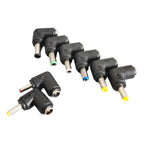 1/2/5P Right Angle DC 5.5 X 2.1mm Female Jack to 3.5x1.35 4.0x1.7 4.8x1.7 5.5x2.1 5.5x2.5 6.3x3.0 6.0x4.4mm Male DC Connector