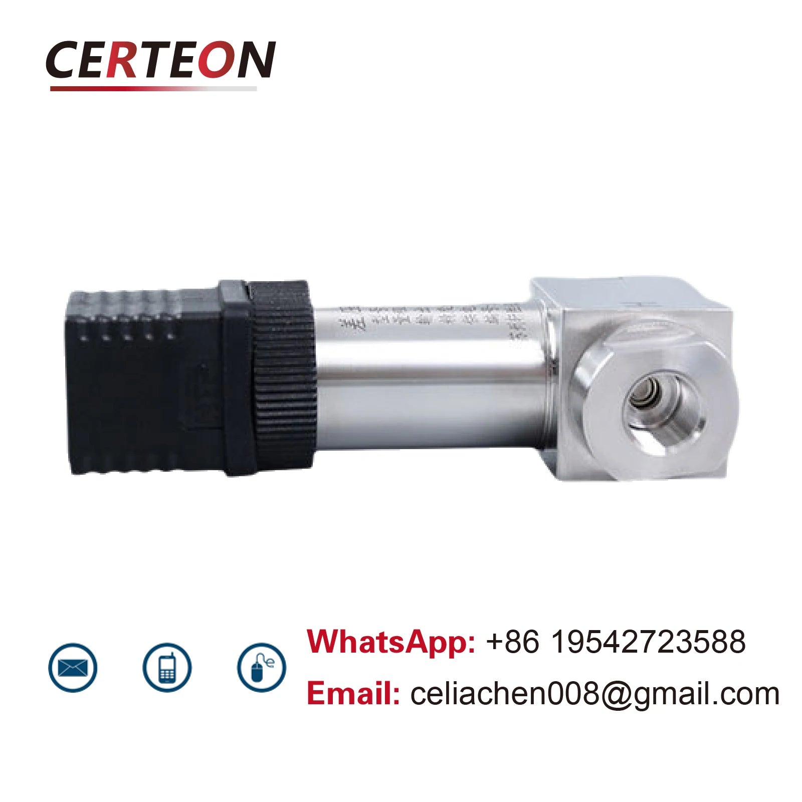 HTP‑610 Compact Differential Pressure Transmitter Diffused Silicon Sensor RS485/Analog Output ‑10kPa‑100MPa G1/4 G1/2