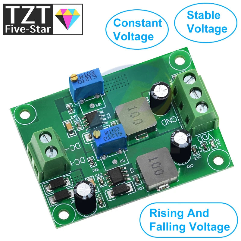 Positive Negative Voltage Stabilizing Power Supply Module Low Ripple Linear Adjustable Stabilizing Voltage Regulator DC 5.5V-35V