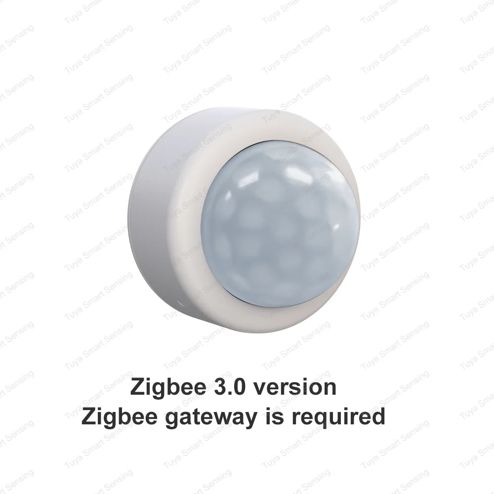 Zigbee PIR Motion Sensor Human Body Infrared Detector Home Security Alarm Movement Detection Sensor Works With ZHA Zigbee2MQTT