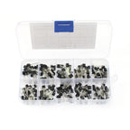 200PCS/Box Transistor Assorted Kit 2N2222 2N3904 2N3906 BC337 BC547 BC557 S8050 S8550 10 values PNP NPN Transistors Triode TO92
