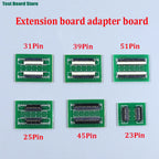 FPC FFC Flexible Flat Cable Extension Connection Board 0.3 MM PCB Pitch 21Pin 25 31 39 45 51 PIN Connector FPC Adapter