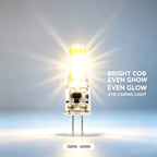 10PCS LED COB Lamp 6W Bulbs Dimmable G4 mini COB AC DC 12V 220V Candle Lights Replace 30W 40W Halogen for Chandelier Spotlight