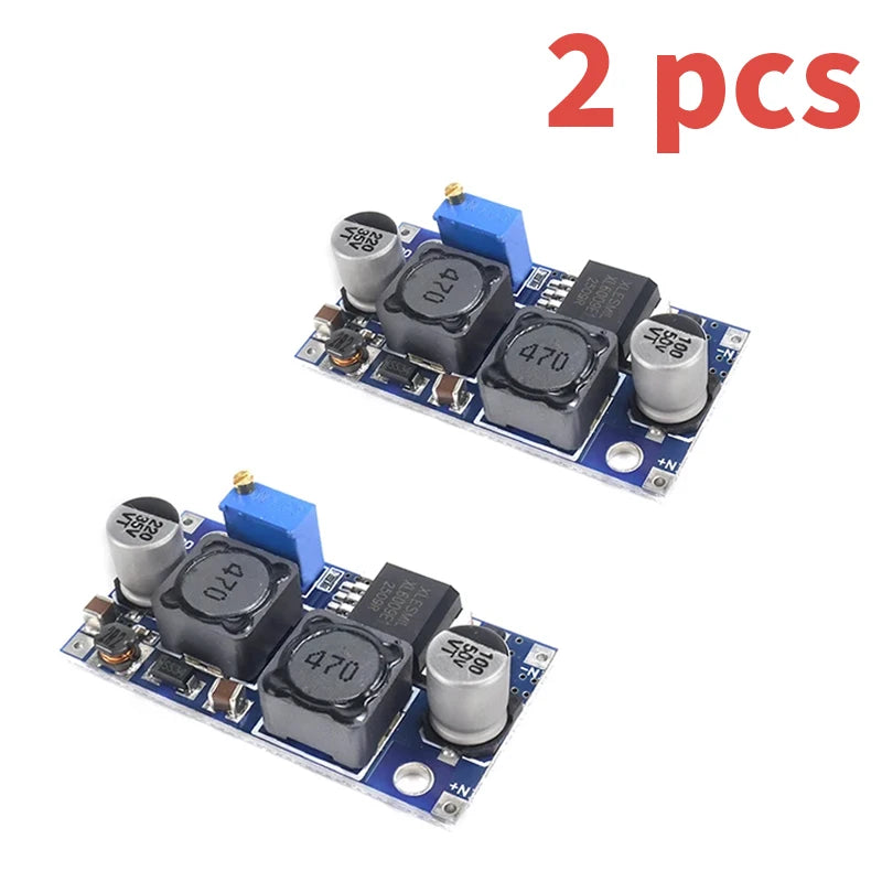 XL6009 Boost Buck Converter Module 3A 1.25-35V Adjustable Step Up Down for Arduino Raspberry Pi Solar Power Supply DIY Lab BMS