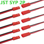 5Pair 2P 3 4Pin JST1.25mm PH 2.0mm XH 2.54mm SM2.5 JST Male Plug Female Jack Socket DIY Electrical Wire Terminal Cable Connector