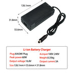 16.8V 3A Li-ion battery charger for 14.4v 14.8v battery 4S 18650 battery pack connector DC5521 gx12 gx16 d-tap xt60 xt90 XLR RCA
