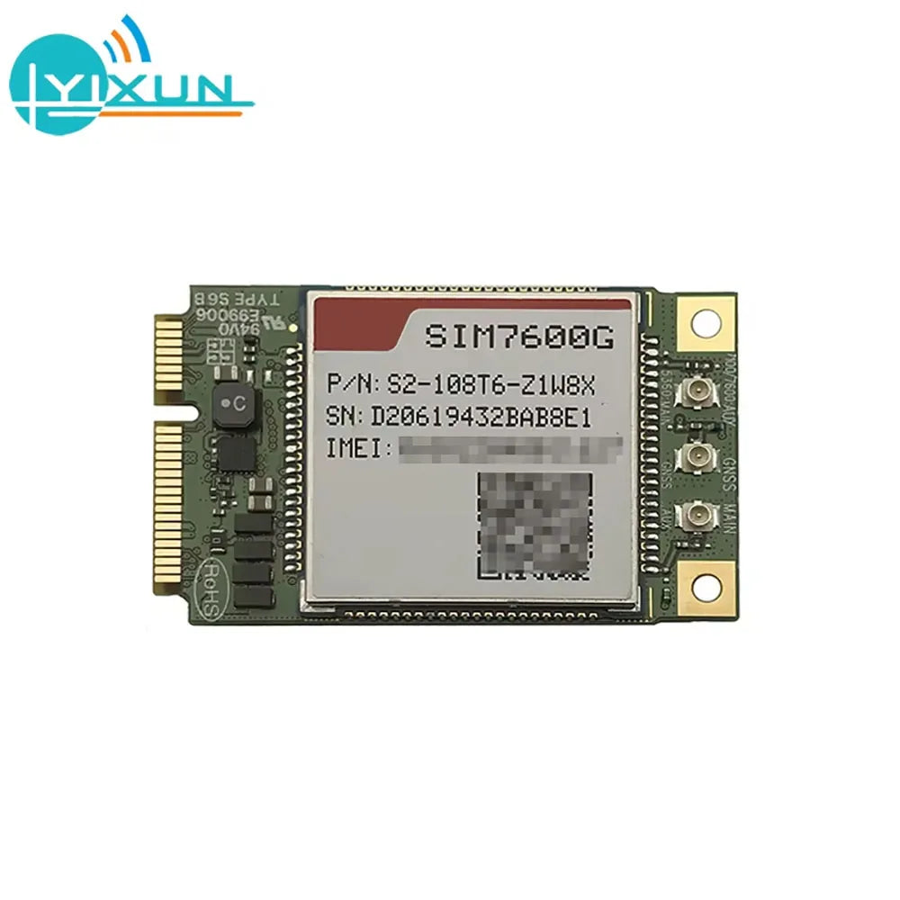 SIM7600 SIM7600G MINI PCIE LTE CAT1 Multi-Band LTE-FDD/LTE-TDD/HSPA+/UMTS/EDGE/GPRS/GSM CAT-M&NB-IoT Global Module