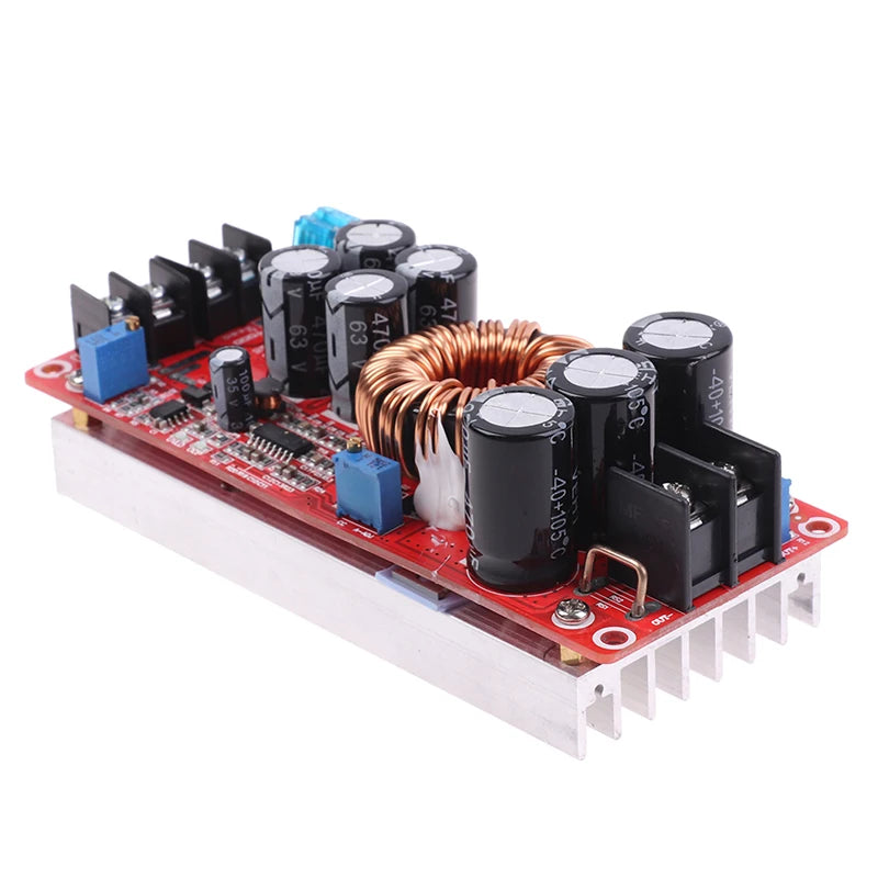 1Pcs 1200W 20A DC-DC Converter Boost Car Step-up Power Supply Module 8-60V to 12-83V