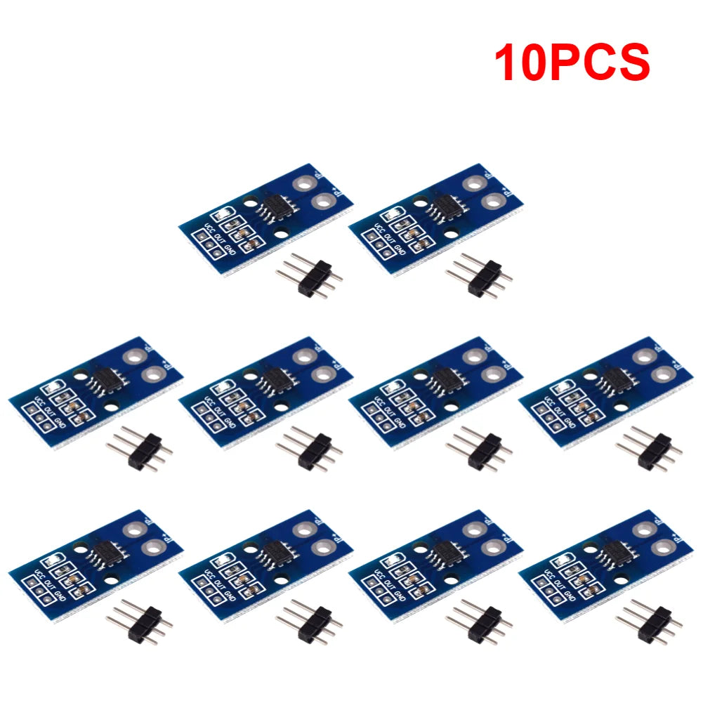 1-10PCS ACS712 High Efficient DC Current Sensor Module Detector High Precision Hall Effect Voltage Sensor Module for Arduino