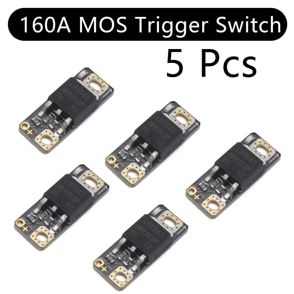 High Power MOS Trigger Switch Module 160A PWM Electronic Switch Board 5-18V FET Driver DIY