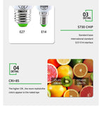 E27 LED Lamp E14 LED SMD 5730 220V Corn Light Bulbs 24 36 56 72LEDs Lamparas LED Chandelie Ampoule Led Light For Home Decoration