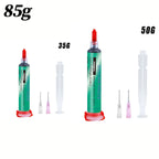 Sn99Ag0.3Cu0.7 Lead Free High-Temperature Solder Paste Needle Tube for SMT PCB BGA Mobile USB Phone Socket Repair, LED Soldering