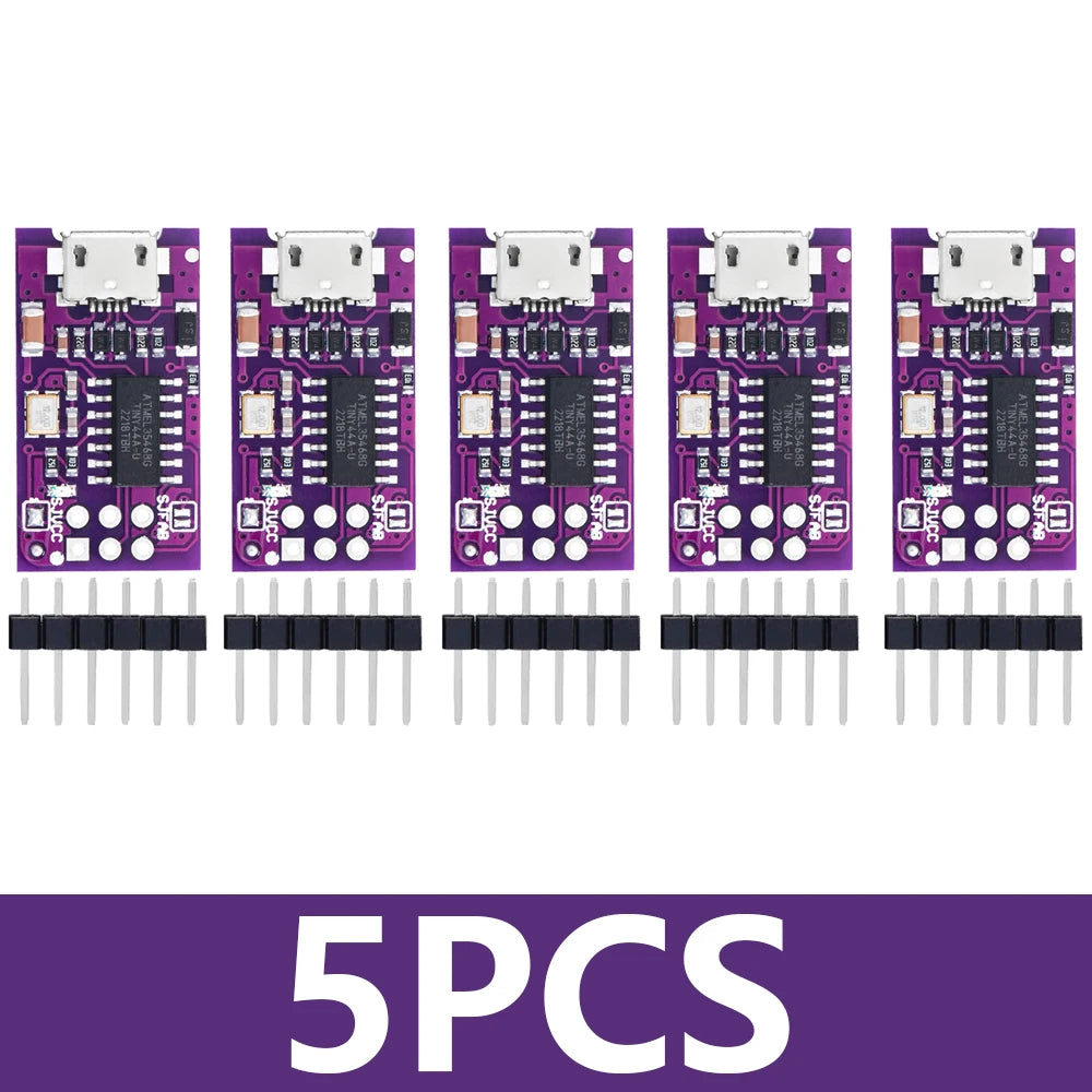 1~10PCS Micro USB Tiny AVR ISP ATtiny44 ATTiny45 ATTiny85 USBTinyISP Programmer Module  IDE Bootloader ISP Microcontroller 5V