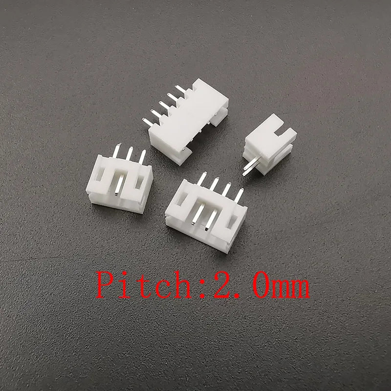 SH 1.0mm / JST 1.25mm / PH 2.0mm / XH 2.54mm Pitch Male Pin Header Housing Connector 2/3/4/5 Pin Plug Shell Terminal Connector