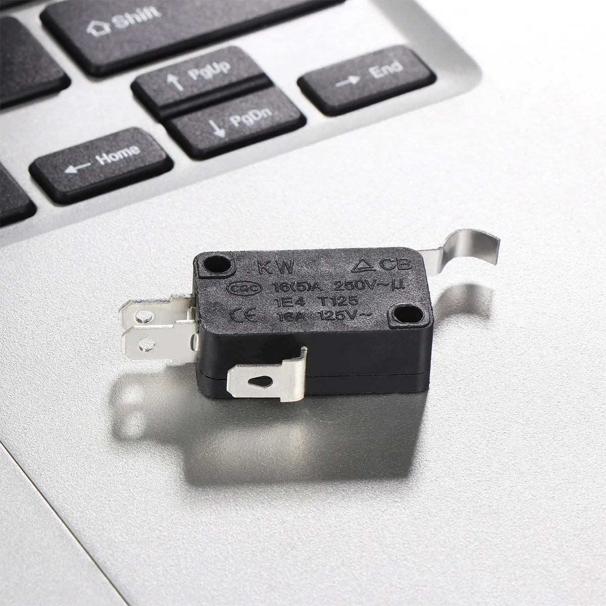 10Pcs Micro Limit Switch 3 Long Hinge Lever Momentary Push Button Suitable for Electronic Communication Equipment Audio Business
