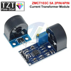 1/3PCS ZMCT103C 5A Range Single Phase AC Active Output Onboard Precision Micro Current Transformer Module Current Sensor