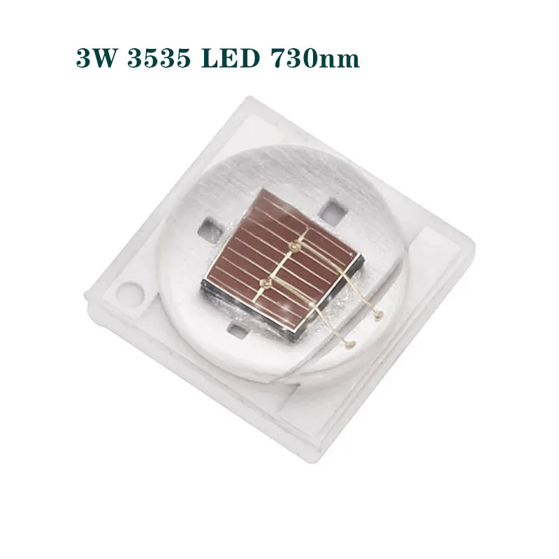 10pcs High Power LED 3535 Chip 3W SMD UV Blue Red Green IR Royal White 520 365 380 390 395 410 420 430 730 740 850 940 460 620nm