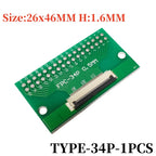 FFC/FPC 0.5MM Adapter Board 4P/6P/8P/10P/12P/14P/15P/16P/18P/20P/22P/24P/26P/30P/32P/34P/36P/40P/42P/45P/50P/60P/64P/68P/80P/96P