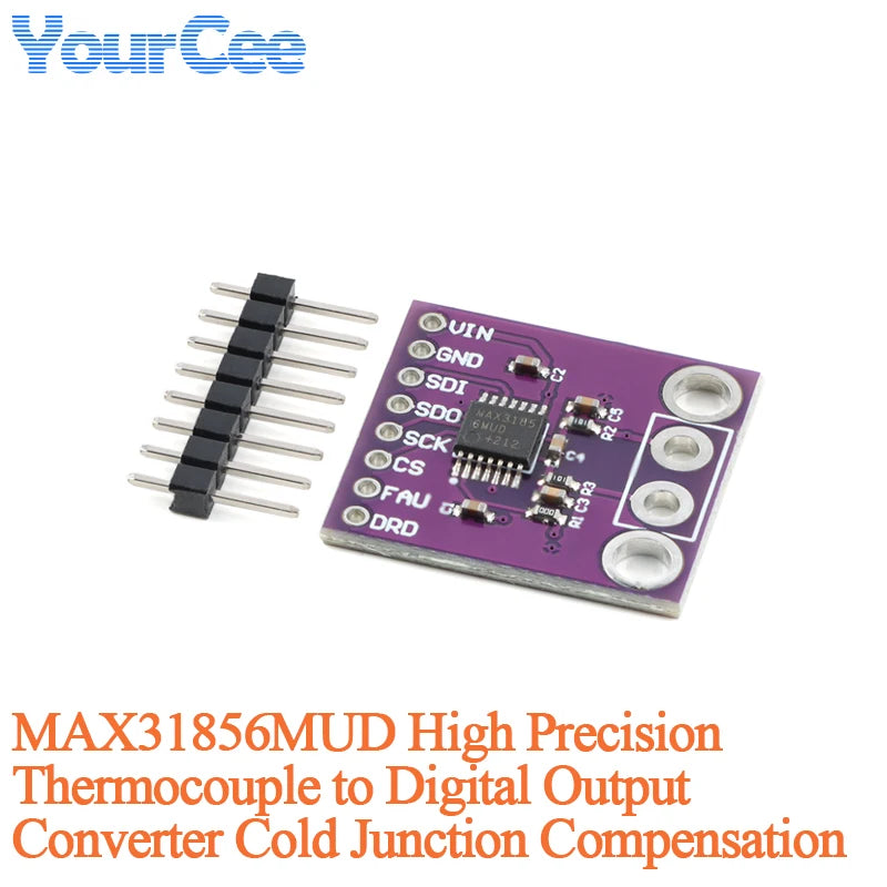 AD8495 Precision Thermal Coupling MCP9600 MAX31856 MAX31855 MAX6675 K-Type Thermocouple Amplifier Module Temperature Sensor