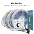 Running Water Flowing LED Strip Light WS2811 24V Horse Race Sequential LED Ribbon With RF Touch Panel Controller 10M 30M 40M Set